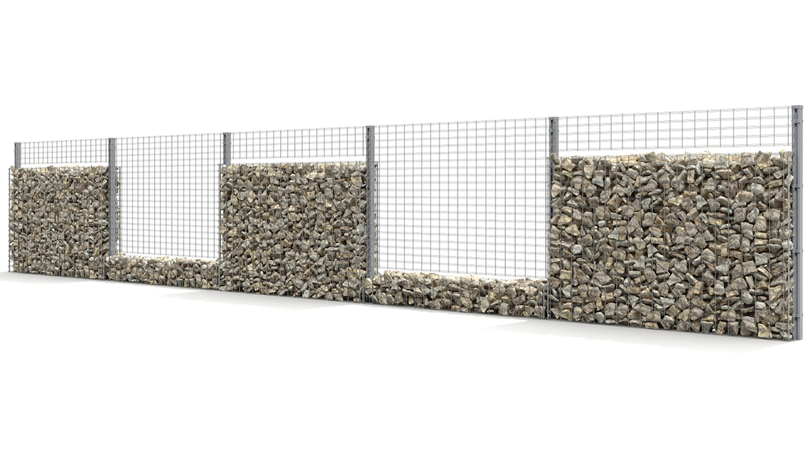 Gabion Vision - <p>Gabion Vision angles arrondis, design et sécurité absolue. #Architecture</p>