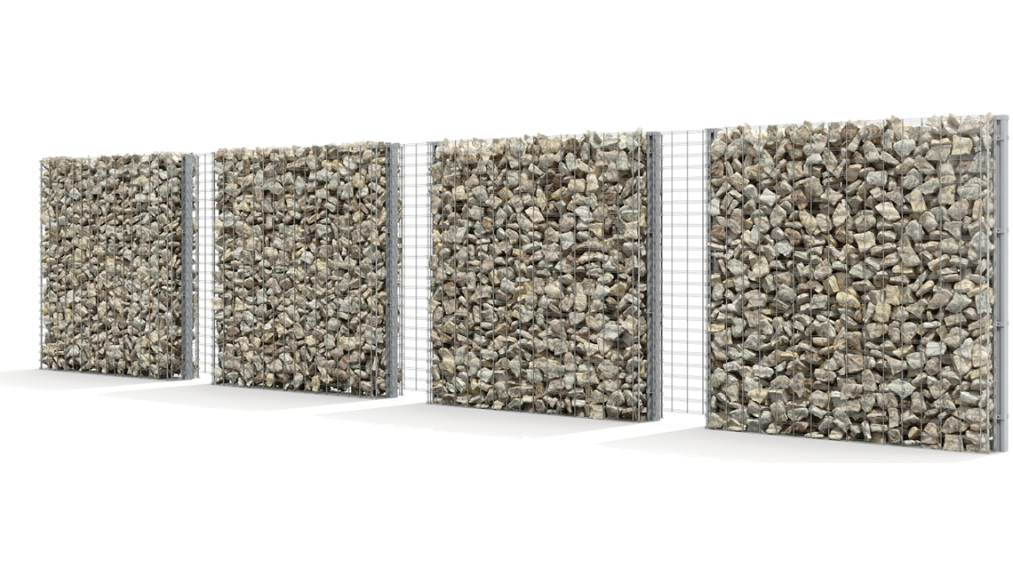 Gabion Vision - <p>Gabion Vision angles arrondis, design et sécurité absolue. #Architecture</p>