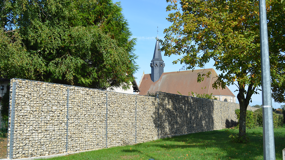 Brise vue Gabion Vision maille Prozinal angles arrondis www.gabion-design.com - <p>Brise vue Gabion Vision maille Prozinal angles arrondis</p>