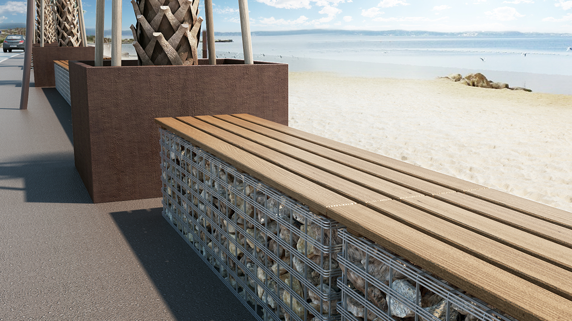 Installation modules Urban Line www.gabion-design.com