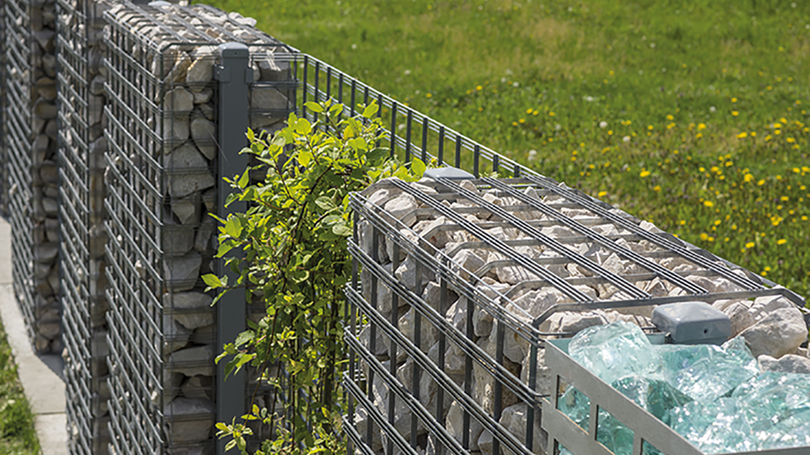 Gabion Vision - <p>Gabion Vision angles arrondis, design et sécurité absolue. #Architecture</p>